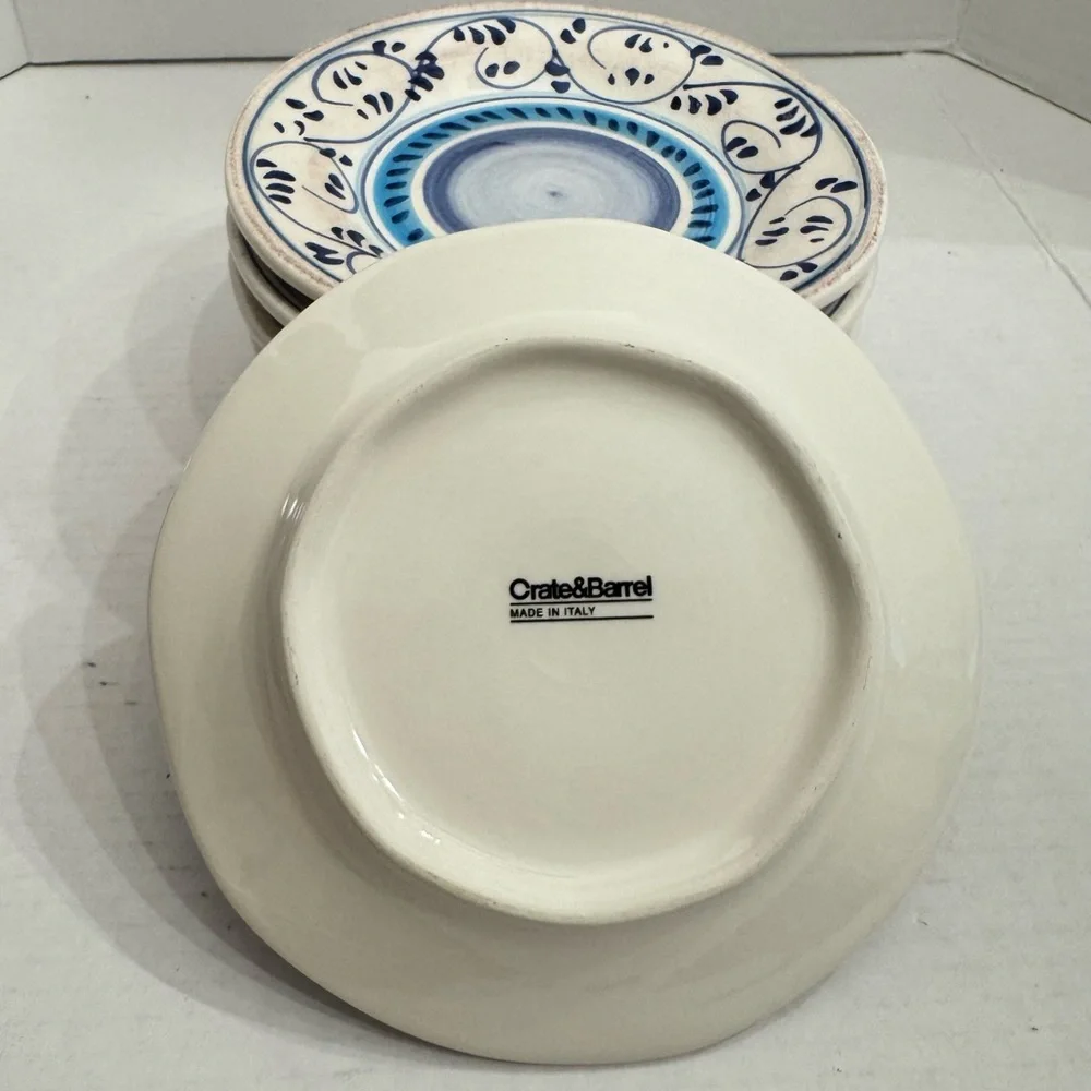 LOT of 4 Crate & Barrel ROVELLO 7